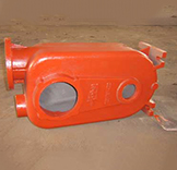 Corps de vanne en fonte grise moulé en résine durable pour le traitement de l'eau, marque Ruihengjun, service OEM