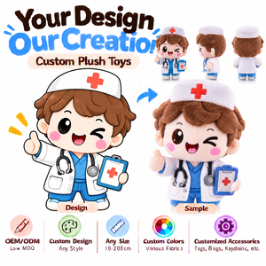 Peluche Personalizzato Mascotte Personaggio Animale Imbottito OEM ODM Basso MOQ Morbido al Tatto Regalo Personalizzato per Celebrazioni - Product Image 4