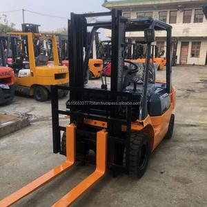 Used Toyota 3Ton Diesel <b>Forklift</b> Good Performance and Low Price Japan Original Electric Gas <b>Forklift</b> with 3 Meters Lift - Product Image 6