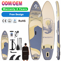 Nouvelle arrivée, livraison directe, planche de SUP tout-terrain 11'*33"*6", planche de surf de haute qualité, planche de paddle gonflable pour unisexe