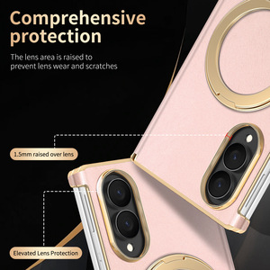 Étui de protection magnétique en cuir PU antichoc pour Samsung Galaxy Z Fold 8 Ultra avec support - Product Image 4