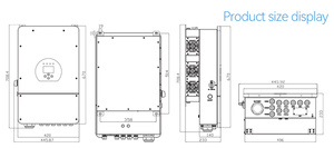 Deye SUN-16K-SG01LP1-EU Single phase lai năng lượng mặt trời biến tần với LV Pin EU Chứng Khoán DC/AC biến tần - Product Image 3