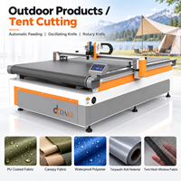 Machine de découpe CNC pour tissus en soie, mousseline, laine, polyester, nylon et matériaux textiles pour vêtements de mode