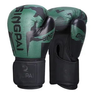 GINGPAI <span class=keywords><strong>Gants</strong></span> d'entraînement Sanda de haute qualité en cuir respirant et résistant à l'usure Caractéristiques de combat de protection épaissie <span class=keywords><strong>Gants</strong></span> <span class=keywords><strong>MMA</strong></span> - Product Image 4