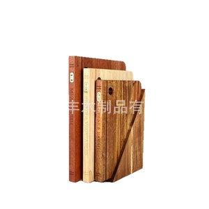 Juego de tablas de cortar de madera rectangulares de pino multifuncionales para cocina, para cortar frutas, verduras, carne, queso y pan - Product Image 1