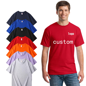 Hochwertige 100% Baumwolle Maßgefertigte Siebdruck Umweltfreundliche 180g Kurzarm Herren Übergrößen Grafik T-Shirts Großhandel - Product Image 2
