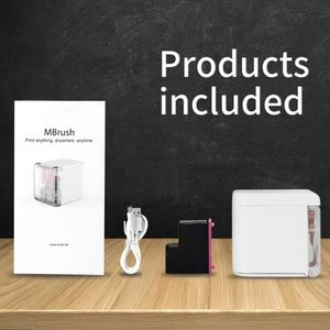 Mbrush портативный мини-струйный принтер беспроводное соединение логотип татуировки мини-машина для многоцелевой печати подарочных карт - Product Image 6