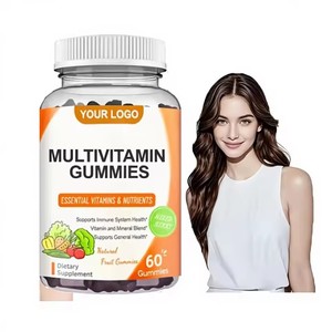 Özel Marka <span class=keywords><strong>Multivitamin</strong></span> Jelibonları Çoklu Vitamin A,B,C,D,E Bağışıklık Enerji Desteği Genel Sağlık İçin - Product Image 1