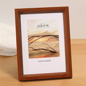 Hiện đại MDF óc chó Màu khung ảnh bằng gỗ kích thước tùy chỉnh 3.5x5 4x6 5x7 6x8 8x10 A4 cho tường trang trí nội thất và hiển thị áp phích - Product Image 3