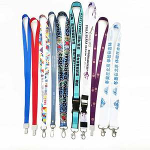 Fabricante de Lanyards Promocionales Baratos Personalizados con Impresión, Correas de Cuello de Poliéster, Lanyards de Sublimación con Llavero y Logotipo - Product Image 6