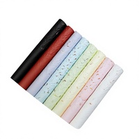 Papier d'emballage floral gaufré en kraft à pétales de fleurs détachables, style Instagram, 38x53cm, pour bouquets, cadeaux, fournitures d'emballage DIY, Chine
