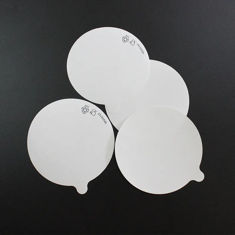 Food Use Die Cut Paper Plastic Aluminum Laminated Foil Lid Film For Ice-cream