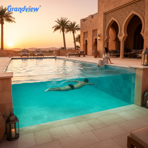 Tùy chỉnh kích thước rõ ràng Acrylic Hồ bơi hồ bơi Acrylic tường Acrylic hồ bơi ngoài trời - Product Image 6