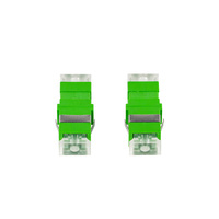 Adaptateur Fibre Optique Simplex SC vers SC Connecteurs Fibre Optique Coupleur SM SX APC pour Réseaux FTTH WiFi et 4G