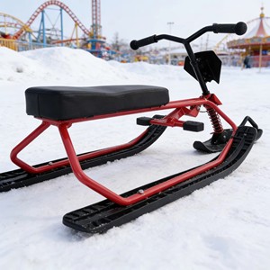 Luge d'hiver robuste personnalisable, luge motorisée pour adultes, <span class=keywords><strong>escalade</strong></span> sur glace et neige en plein air, course de compétition, jeu - Product Image 3