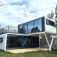 Nouvelle conception 2025 Maison capsule Apple, bureau mobile, maison de travail, maison détachable de 40 pieds