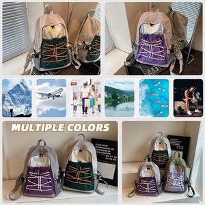 Mochila de Viagem Leve e Esportiva com Baixo MOQ, 3 Cores, Impermeável, Grande Capacidade, Bolso Lateral com Fecho Magnético e Alça de Ombro Ajustável - Product Image 4