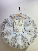 Offre Spéciale nouveauté professionnel Ballet Tutu 9-12 couches blanc Performance Costumes de danse pour les filles