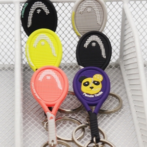 Wsnbwye padel panoramique regalo Anime DIY llavero de goma lindo bolas de Pádel de goma <span class=keywords><strong>Babolat</strong></span> llavero - Product Image 3