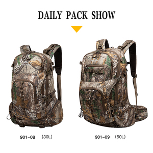 กระเป๋าเป้สะพายหลังกันน้ำ GAF 30L ลายพรางเล็ก สำหรับผู้ชาย ใช้สำหรับล่าสัตว์ พร้อมช่องใส่ปืน - Product Image 6