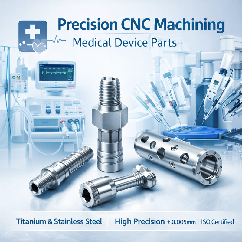 OEM CNC Machined Medical Instrument Parts