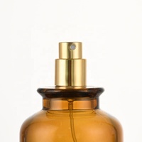 Flacon de parfum cylindrique en verre délicat avec bouchon à vis, compatible diffuseur à bâtonnets, vide, pour types de parfums légers/lourds - Qixin