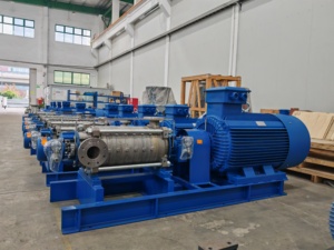 Pompe centrifuge horizontale multi-étages Semp OEM MD200x150-315ax4/2p-560kw, matériaux de qualité supérieure, débit de 340 m³/h, pression de 40 bars - Product Image 5