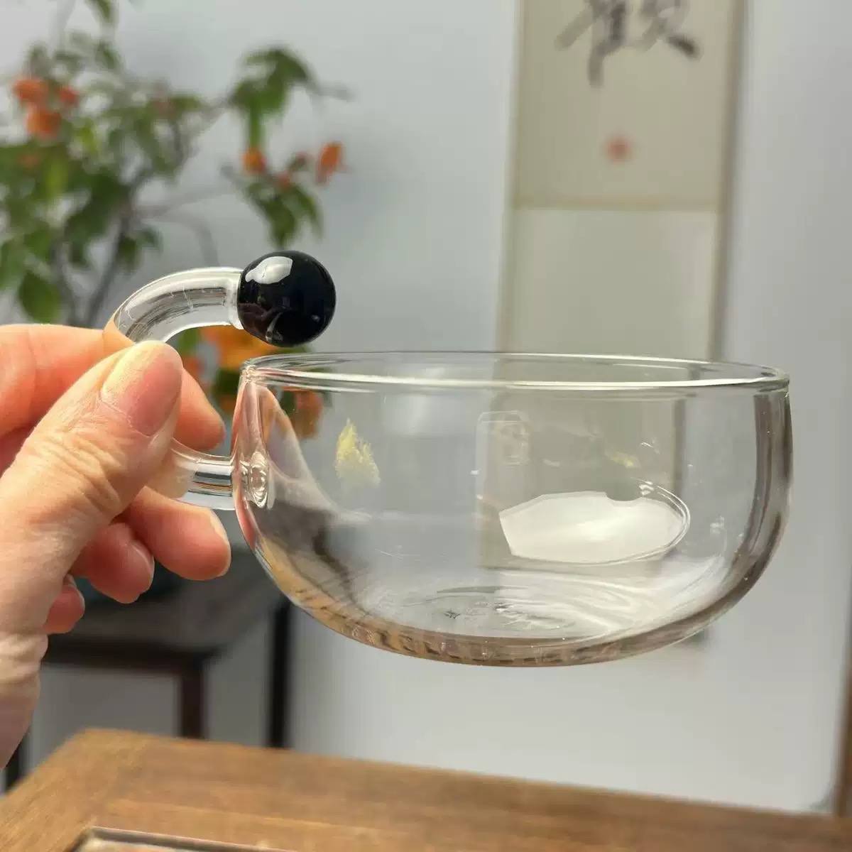 Clear cup