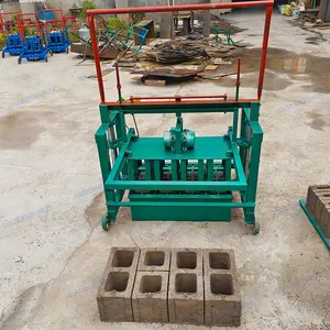 効率的で便利なブロック構築機産卵コンクリートブロック機シンプルな舗装レンガ製造機