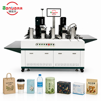 Machine d'impression UV automatique pour boîtes d'emballage, coques de téléphone, étiquettes suspendues, sachets de thé, carton blanc et matériaux plastiques