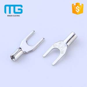 保護スリーブなしのSnbフォーク非絶縁スペード銅端子ラグ - Product Image 3