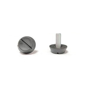 Pieds de meubles réglables, protection des pieds en plastique M6 20mm, pour tables, chaises, étagères, tables basses - Product Image 2