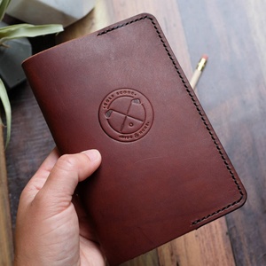 Boshiho Factory Genuine Italian Leather <b>Golf</b> Scorecard Holder with Yardage Book Factory Direct Product - Product Image 4
