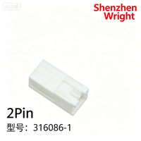 High Quality Original TE 316086-1 2Pin Male Wire-End 2.5mm Connector for Industrial Harness Connectors Accessories Terminals