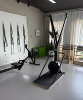 ZY - Máquina de Remo con Resistencia de Aire Comercial, Equipo de Entrenamiento Cardiovascular para Interiores, Remo de Fitness para Gimnasios, Clubes y Estudios