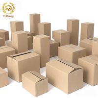 Boîtes d'expédition en carton ondulé personnalisables, recyclables et récupérables, design haut de gamme, imperméables, avec doublure en éponge, gaufrage, kraft recyclé
