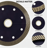 Disque de coupe diamanté anti-fissuration à base durable pour la découpe de carreaux de céramique, de marbre et de pierre de quartz