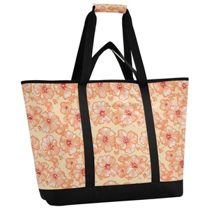 Hawaii Patterns Portable Lunch Bag Food Thermal Lunch Tote Oxford Cloth Cooler Bag Insulated Large Picnic Bag - Product Image 2