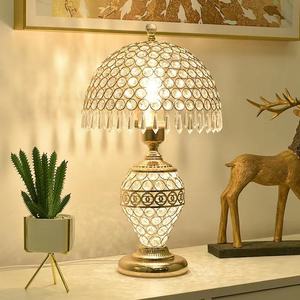 Lámpara <span class=keywords><strong>de</strong></span> Mesa <span class=keywords><strong>de</strong></span> Cristal <span class=keywords><strong>para</strong></span> Dormitorio, Estilo Europeo, Luz Cálida <span class=keywords><strong>para</strong></span> el Hogar, Lujosa, Romántica, Simple, Moderna, Creativa, <span class=keywords><strong>para</strong></span> Habitación <span class=keywords><strong>de</strong></span> <span class=keywords><strong>Matrimonio</strong></span>, Lámpara <span class=keywords><strong>de</strong></span> Noche - Product Image 4