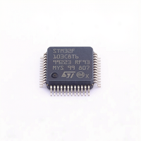 Microcontrolador STM32F103C8T6 Nuevo (MCU/MPU/SOC) en Paquete LQFP-48 (7x7) para Cortex-M3, Flash de 72KB, CPU de 72MHz, Hecho en China