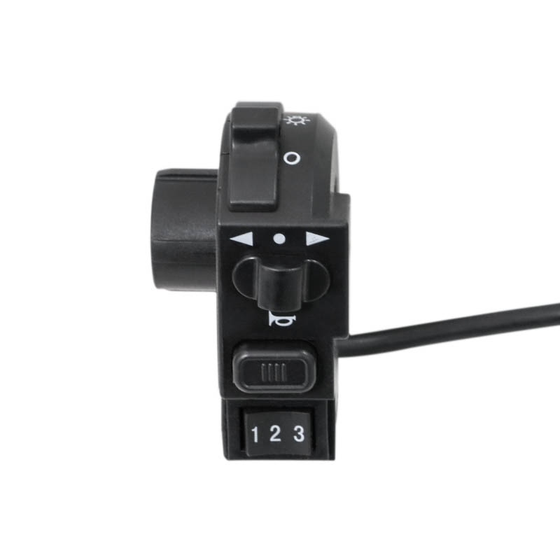 Сигнальный сигнал поворота, четыре функции, переключатель для электрического велосипеда, 3 скорости