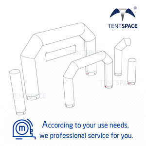 Logotipo personalizado para publicidad al aire libre, inflables, arco de entrada único y de marca, signos de evento, arco publicitario inflable duradero - Product Image 6