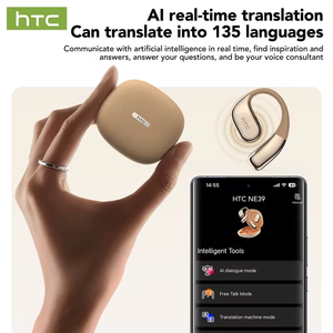 HTC NE39 AI traslazione cuffie sportive senza fili cuffie: 30ms bassa latenza comodo auricolari lunga durata della batteria nuovo - Product Image 3