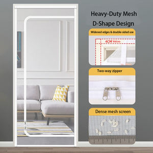 <span class=keywords><strong>Moustiquaire</strong></span> anti-moustique avec <span class=keywords><strong>rideau</strong></span> zippé à double sens pour chambres pour animaux de compagnie, porte en maille très durable - Product Image 5