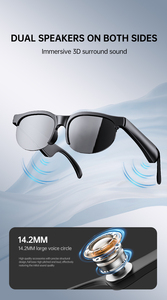 Lunettes intelligentes avec écouteurs sans fil, traduction vocale <span class=keywords><strong>automatique</strong></span> prenant en charge 156 langues, <span class=keywords><strong>traducteur</strong></span> IA, étanches IPX4 5.4 - Product Image 5