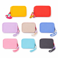 Sac de voyage personnalisé pour femmes, petit sac de rangement à fermeture éclair, imperméable, pour produits de beauté, cosmétiques, maquillage en silicone