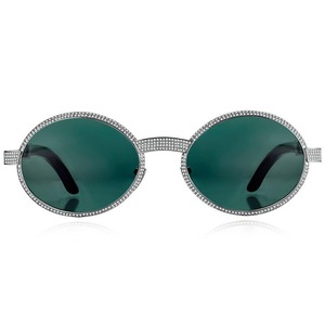 Top Demanded Moissanite Diamond Decor Sunglasses UV Protection Designer Shades for Outdoor Activities Available for Sale - Product Image 2