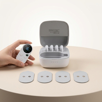 Masseur à impulsions TENS EMS, mini stimulateur musculaire électrique, appareil de massage portable pour soulager la douleur au cou et au corps