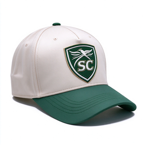 Casquette de baseball structurée bicolore en toile 100 % coton à 6 panneaux, broderie 3D, options de logo personnalisé, casquette de sport unisexe, vente en gros - Product Image 3