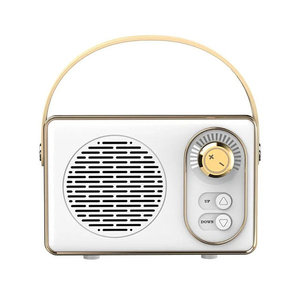 Retro Blue Tooth Speaker Vintage Mini Portable Speaker Memory Card AUX <b>USB</b> Rechargeable <b>MP3</b> <b>Player</b> for Camping Party Gift - Product Image 1